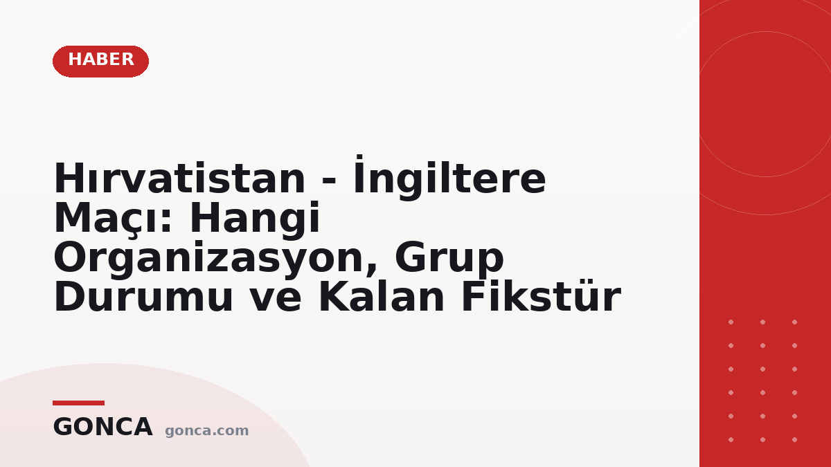 Hırvatistan - İngiltere Maç Sonucu: 0-7 | Goller ve Rekor