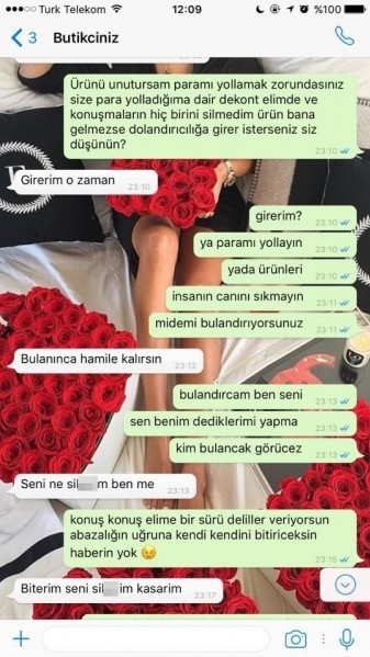 Instagram butikçisi müşterisini taciz etti