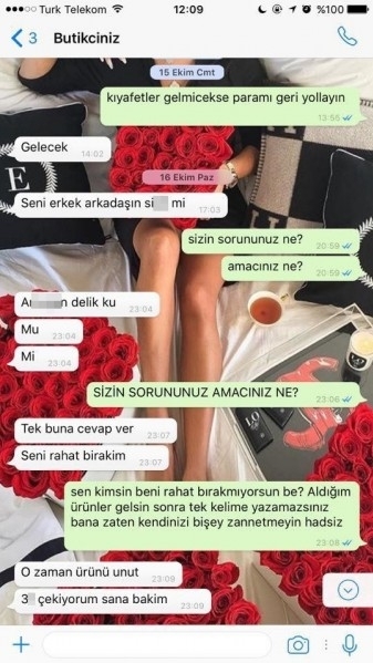 Instagram butikçisi müşterisini taciz etti